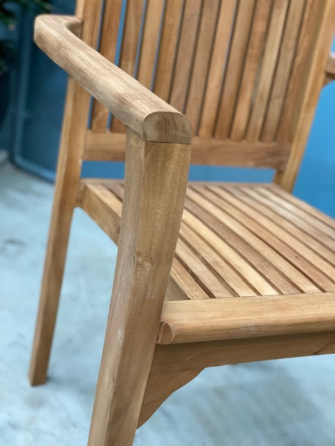 Athina stacking chair - detail